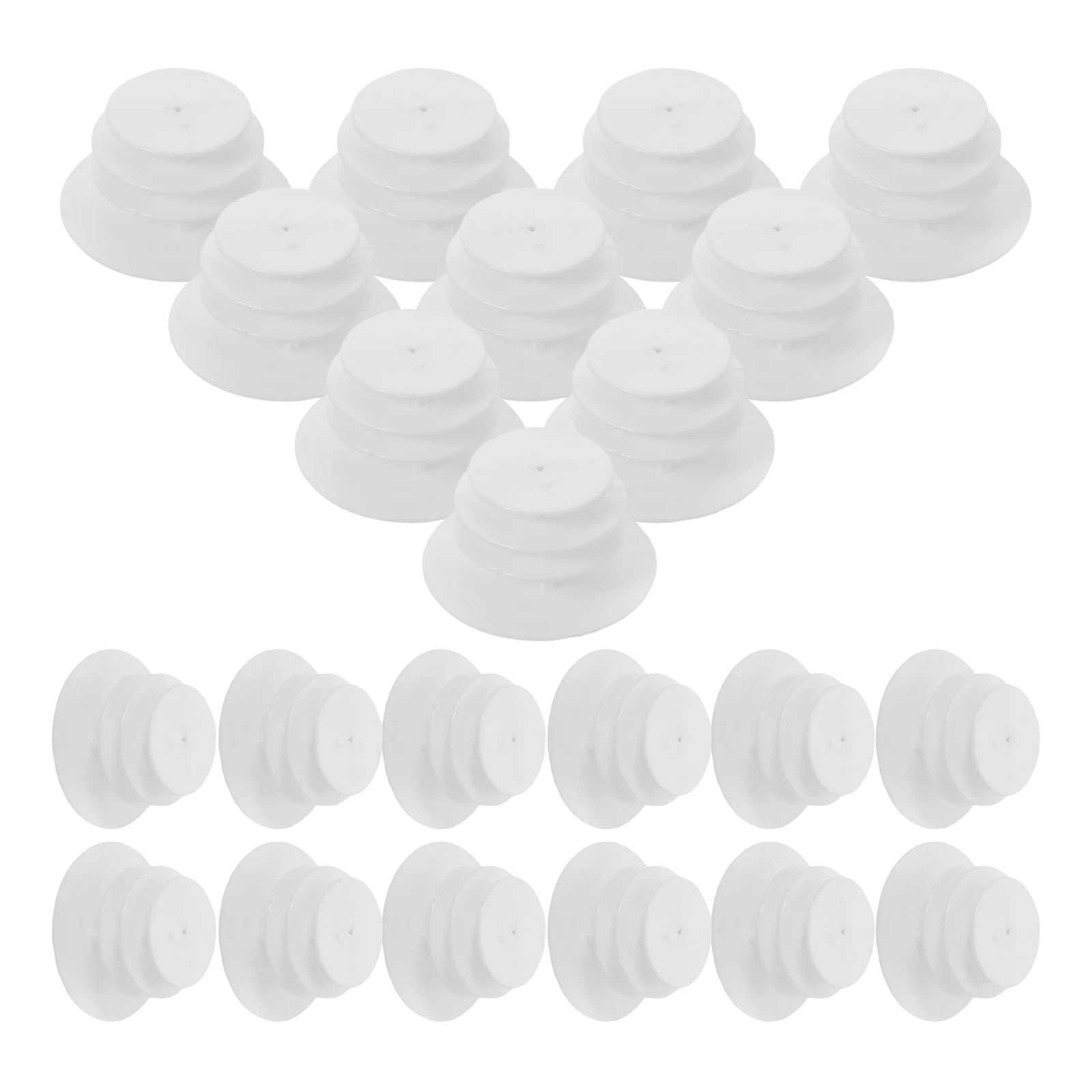 

40Pcs Bike Handlebar End Plugs Plastic Bar Caps Shock Absorption Mountain Road Bicycle Handlebar Grip Covers Red