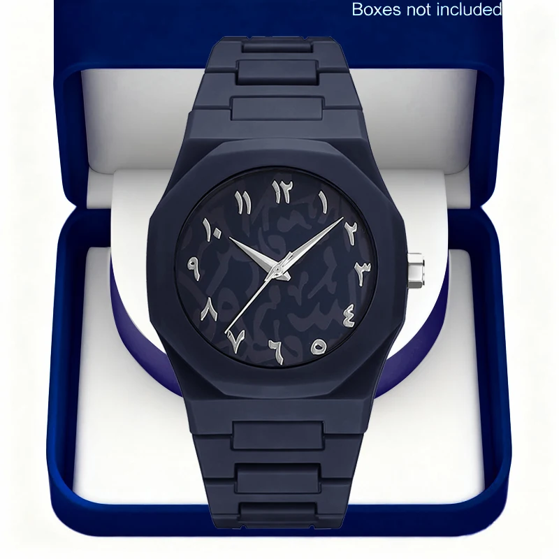 1-piece new watch, polygonal dial, fashionable and trendy accessory for outfit coordination