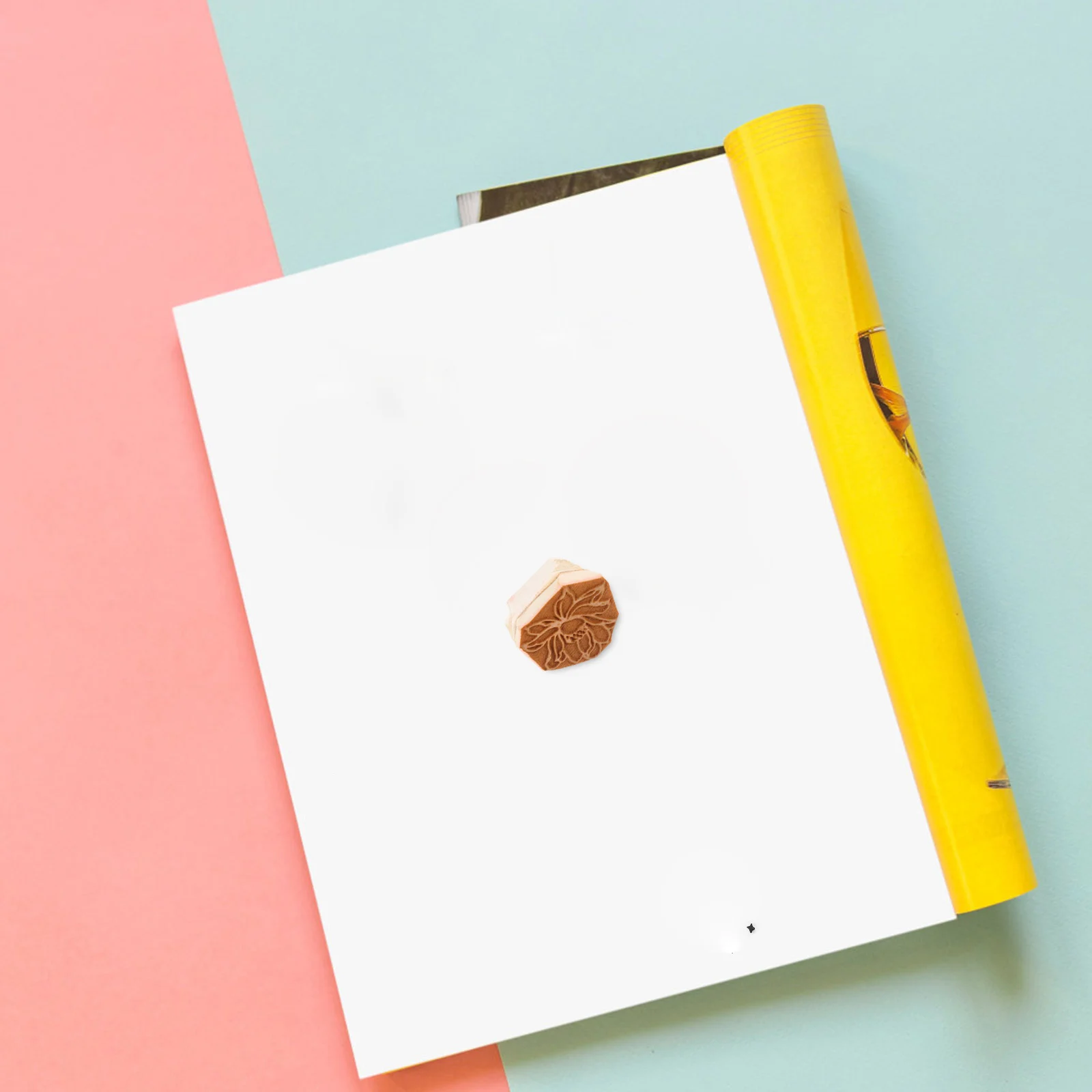 

Rubber Stamp Fall Leaves Wood Pottery Stamps Crafting Clay Embossing Floral Sponge Stamps Flower Stamping Tools