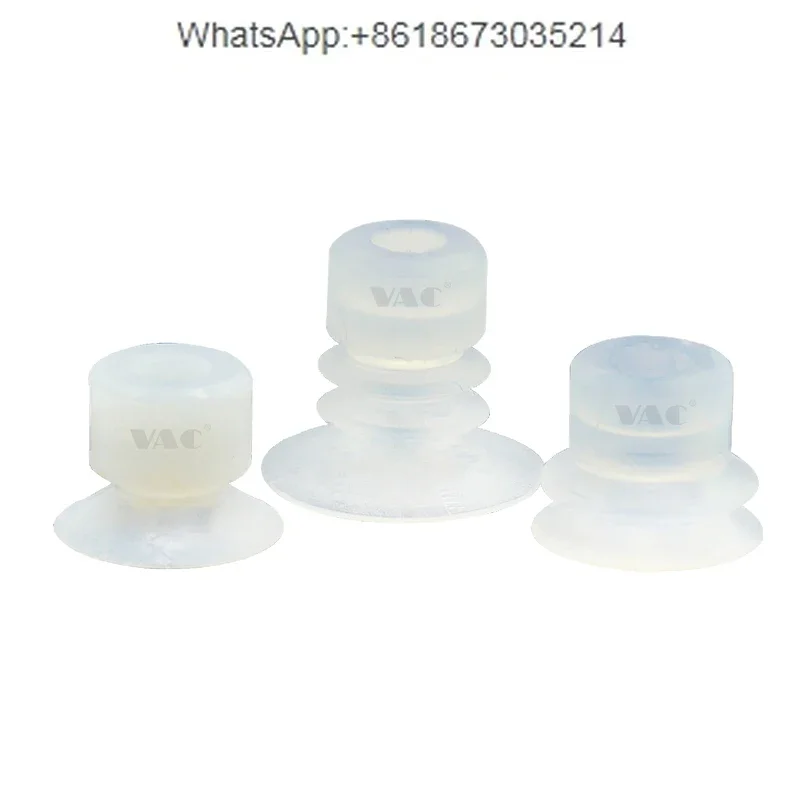 

100 шт., силиконовая присоска с большой головкой, двухслойный пневматический манипулятор, вакуумная присоска, новый промышленный продукт, мощный