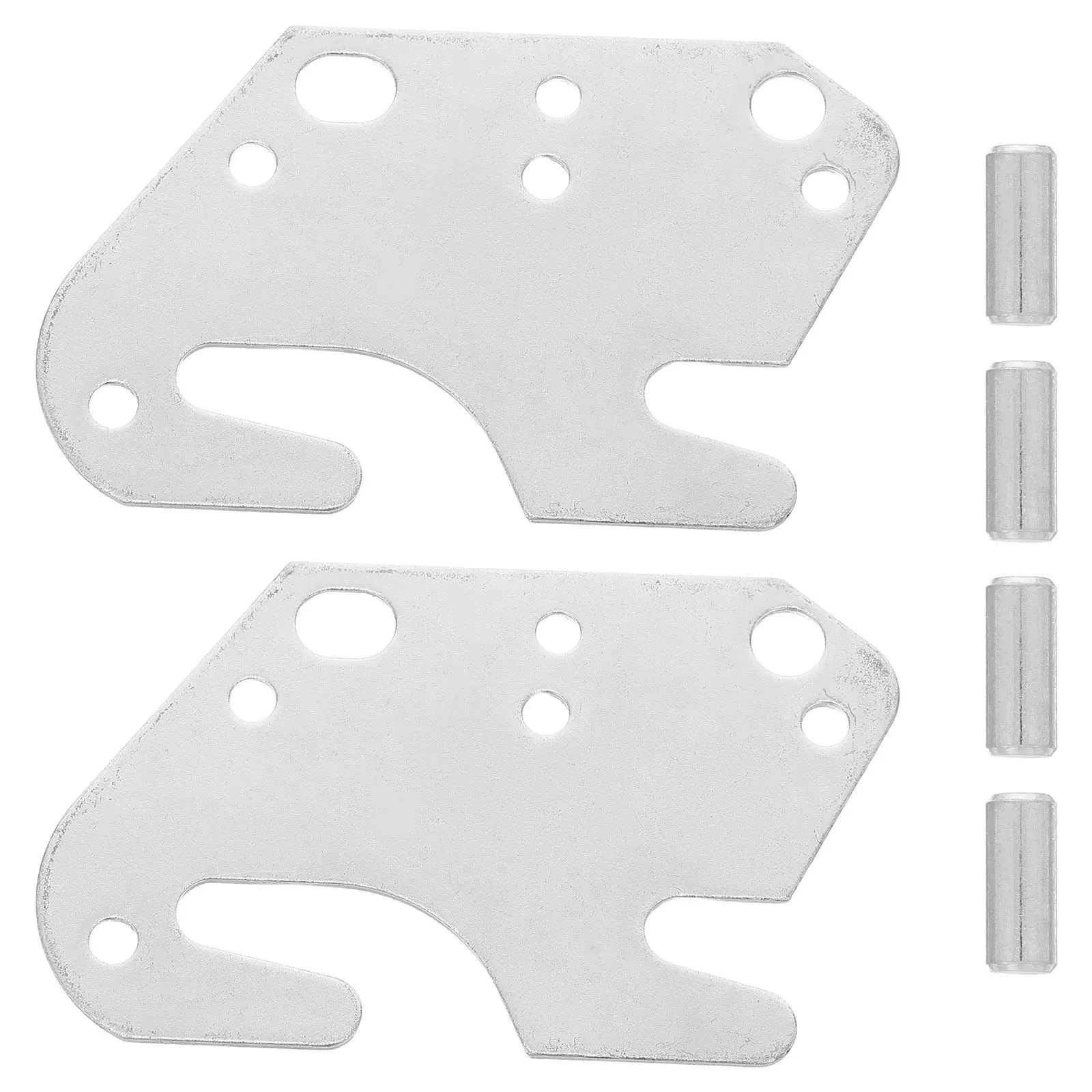 2Pcs Wood Bed Rail Hook Plates Heavy Duty Brackets Bed Frame Rail Hardware Replacement for Headboard Footboard