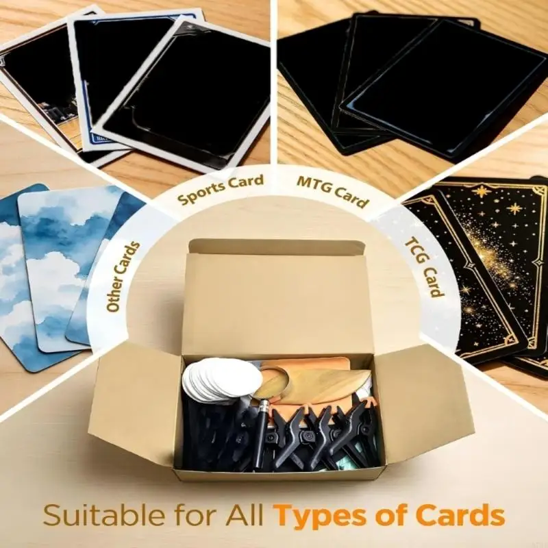 with Refillable Bottles, Swabs and Cloths for Card Finish Care, Dust Removal and Collector Detail Cleaning 87HA