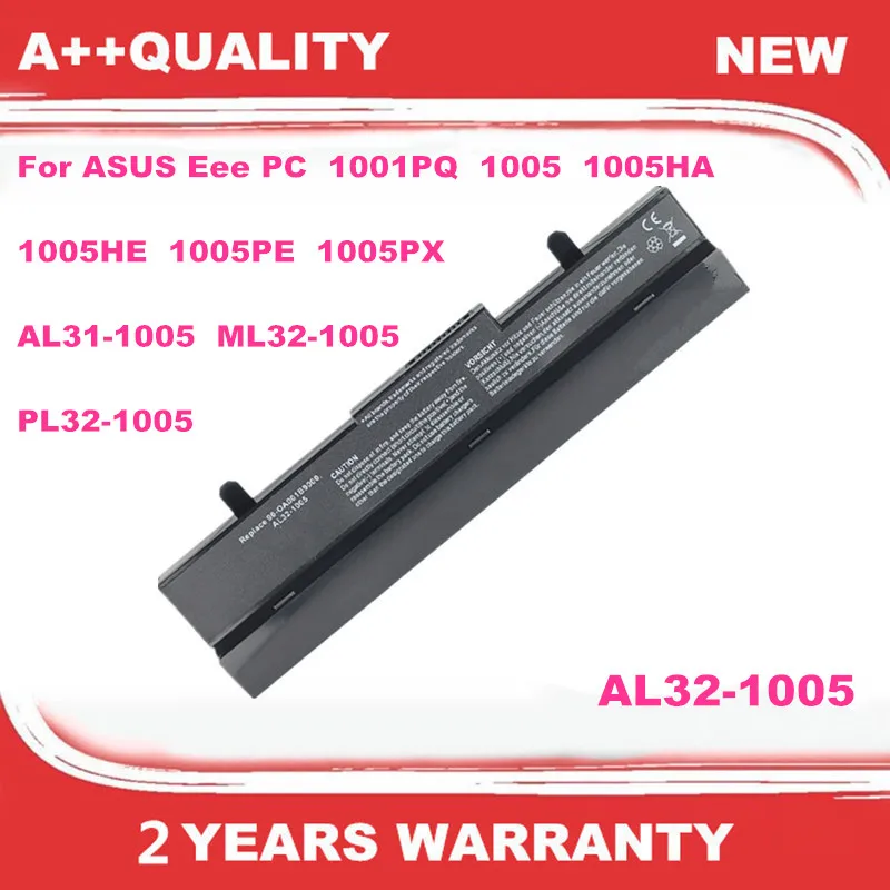AL32-1005 Laptop Battery For ASUS Eee PC 1001PQ 1005 1005HA 1005HE 1005PE 1005PX AL31-1005 ML32-1005 PL32-1005
