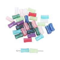 20pcs Resin Multiple Colors Loose Beads Diy Handmade Bracelet Necklace Key Chain Beads Jewelry Making Materials Diy Accessories