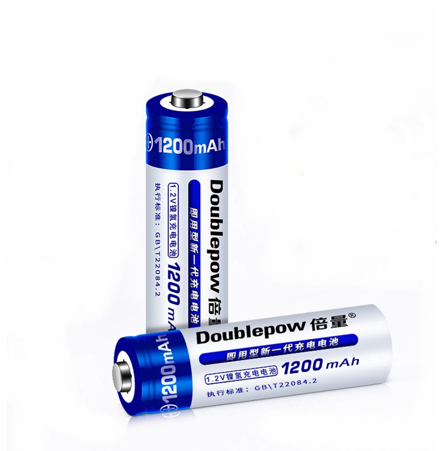 8pcs/lot AA rechargeable battery 1200mAh 1.2V Ni-MH battery suitable for flashlight toy battery