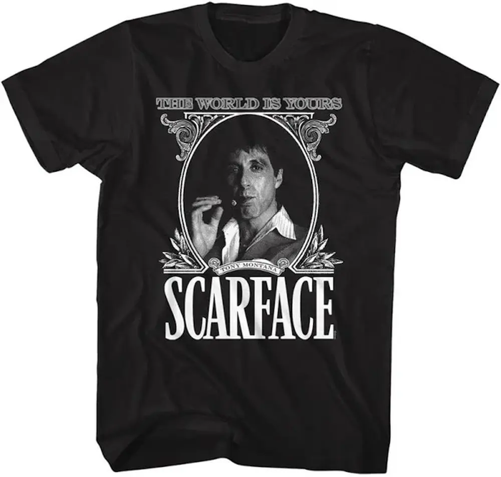 

p7 TV Play Scarfacefans TEE T-shirts for both men and women clothes 2025 new Graphic Streetwear 100% Cotton