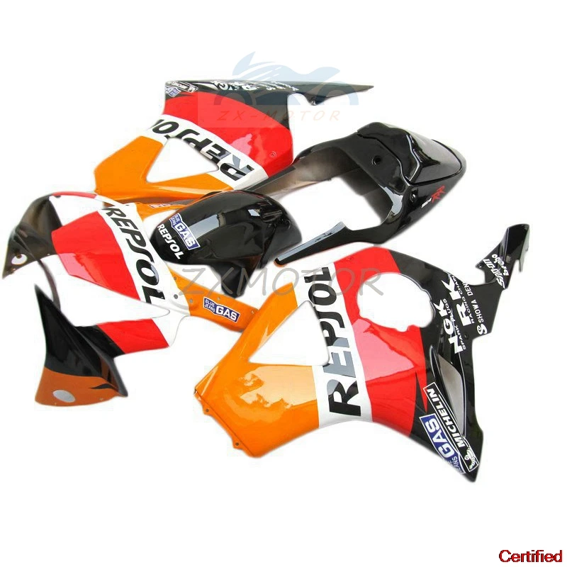 New ABS Fairings Kits Set For HONDA CBR954RR 2002 2003 Red Orange Black Repsol fairing CBR954 02 03 k2 k3 Plastic Parts 40