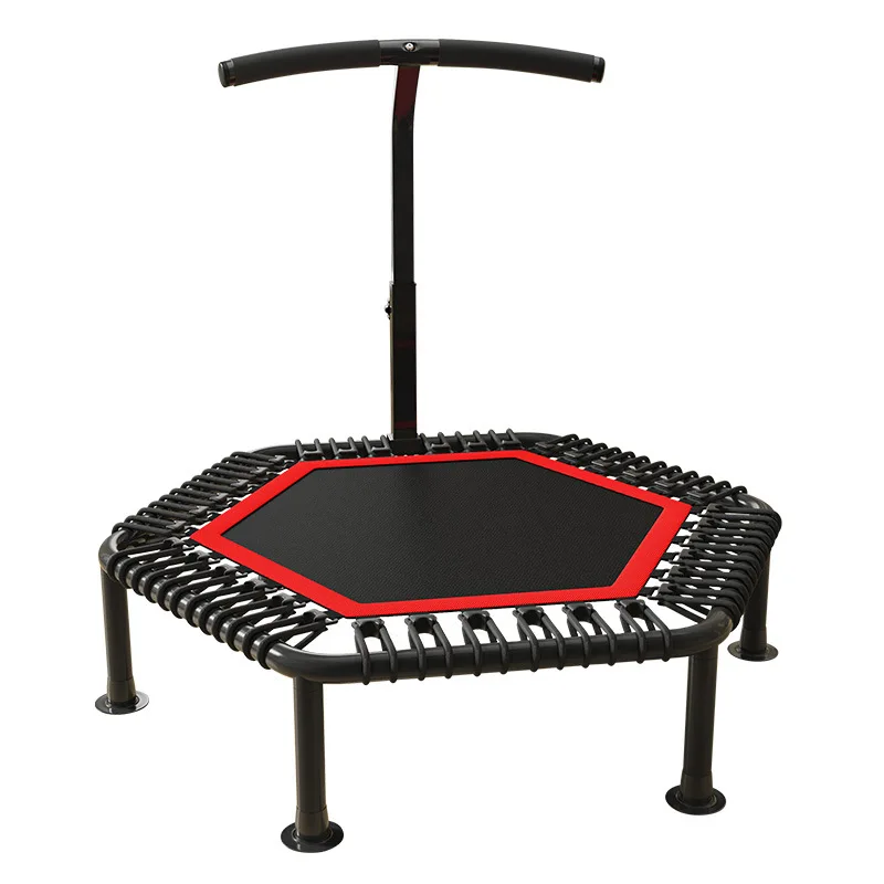 2026 40-Inch Hexagonal Foldable Eco-Friendly Indoor Fitness Trampoline for Unisex Usepromote sales