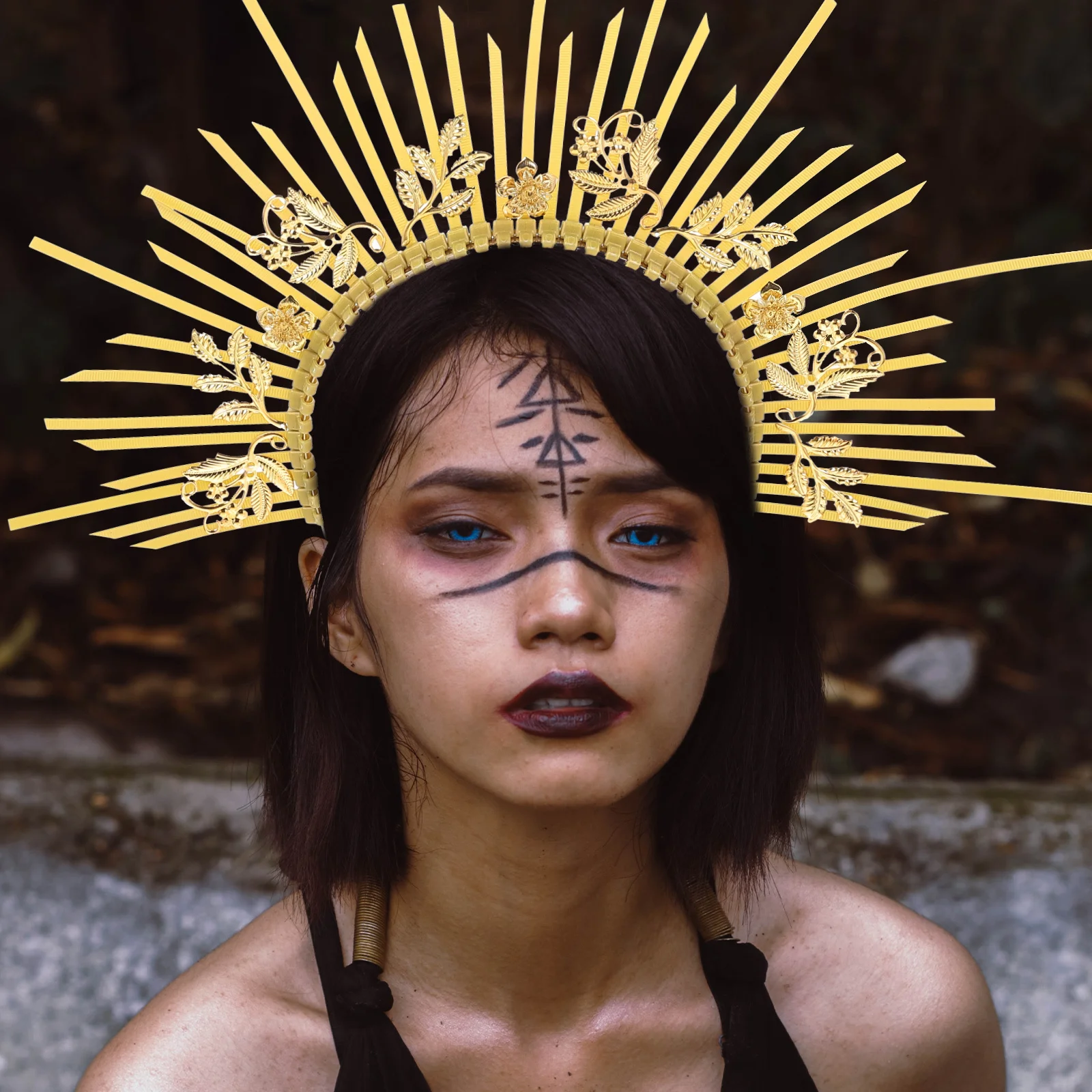 

Готический обруч для волос, повязка на голову, идеальные обручи для танцев, костюм, реквизит, хороший выбор, женский обруч для друзей, готический обруч для волос