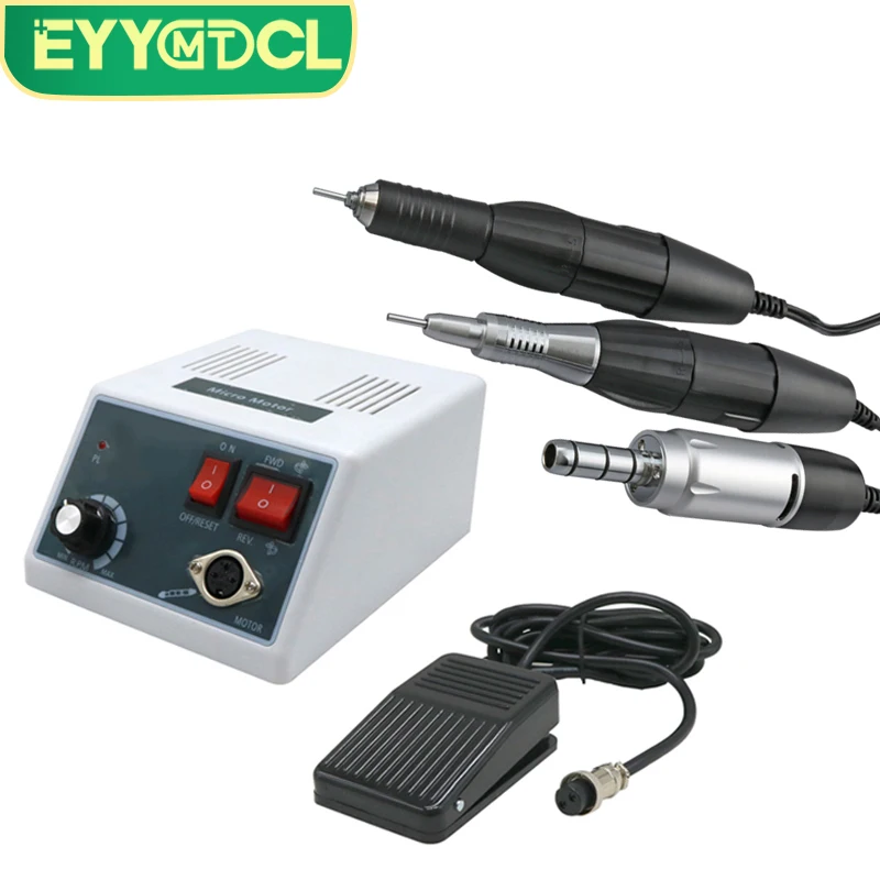EYY Micromotor Dental 35000RPM E-Type Micro Motor 18 102 204 Handle Handpiece Polishing Dentistry Clinic Lab Marathon Grinder