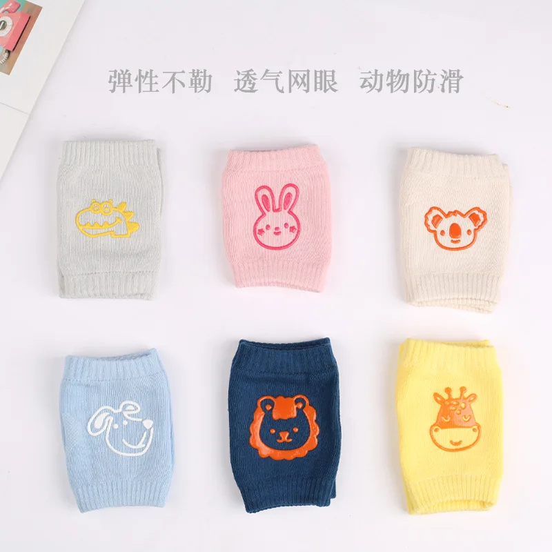 

Spring and Autumn Baby Knee Pads for Newborns Non-slip Crawling Socks Cartoon Animal Knee Pads for Baby Girls and Boys