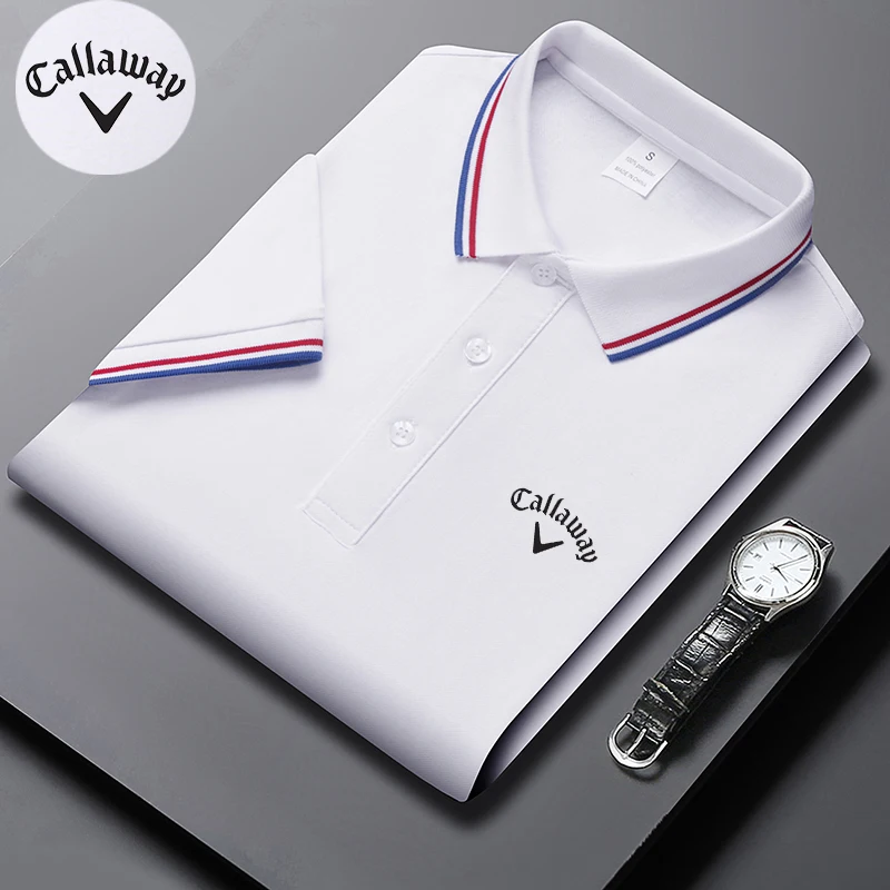 2026 Men's New Summer Embroidery Business Casual Short Sleeved POLO Shirt Fashion Ice Silk Is Cool Breathable Top Polo Shirt