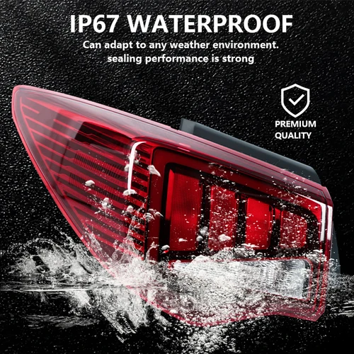 Imagen 2 del producto Para GAC Trumpchi GS3 GE3 2021 2022, montaje de luz trasera de coche, luz de freno, luz de marcha atrás, lámpara de señal de giro, cubierta de lámpara trasera