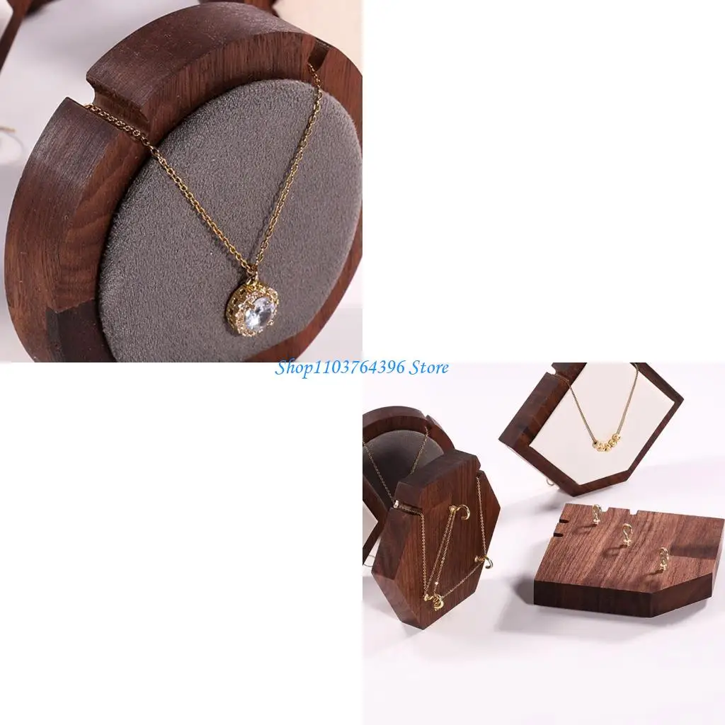 

Легкая сборка держателя ювелирных изделий Текстура дерева подходит для декора витрины ювелирных изделий