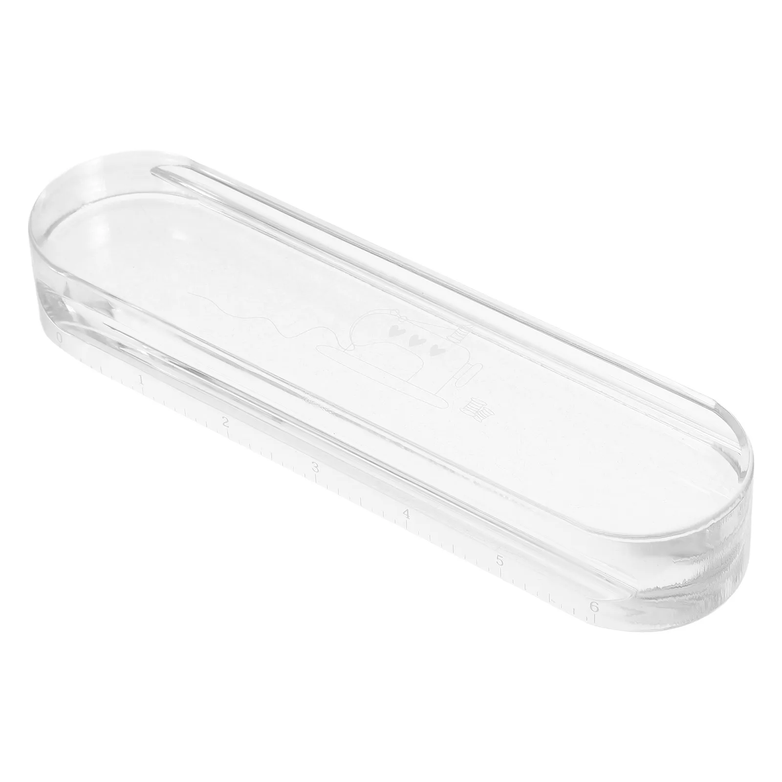 

Clear Acrylic Tailors Clapper High Transparency Handheld Ironing Pressing Tool for Quilting Seam Pressing Sewing Accessories