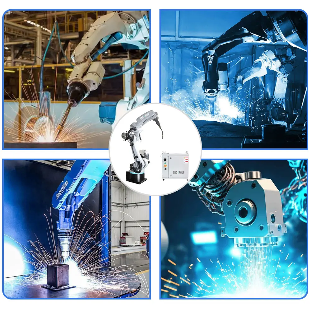 روبوت آلي صناعي متعدد الوظائف ذو 6 محاور عالي الدقة لروبوت نظام MIG TIG لحام MIG