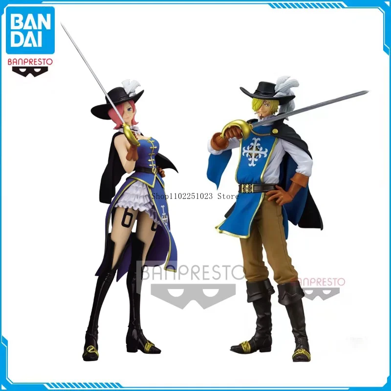 

BANDAI Original One Piece TCWJ TREASURE CRUISE Vol.2 Vinsmoke Reiju Sanji Collectible Anime Action Figures Model Gifts