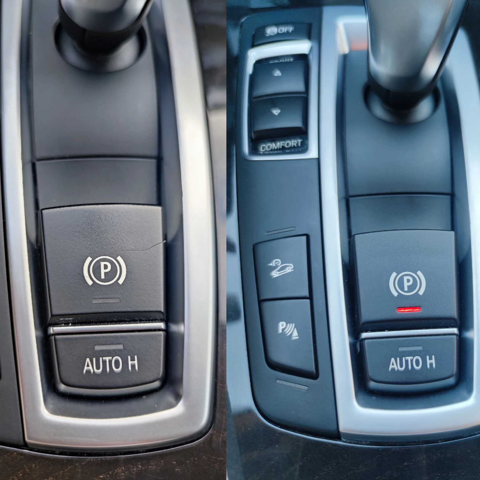 Car Handbrake Parking Brake P Button Switch Cover For BMW 5 7 F01 F02 F07 F10 F11 F18 F30 520 523 730 2009-2017