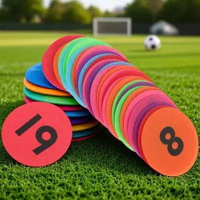 

36Pcs Self-Adhesive Number Stickers Colored Labels for Organizing Classroom Floor Marking Home Office Number Identification