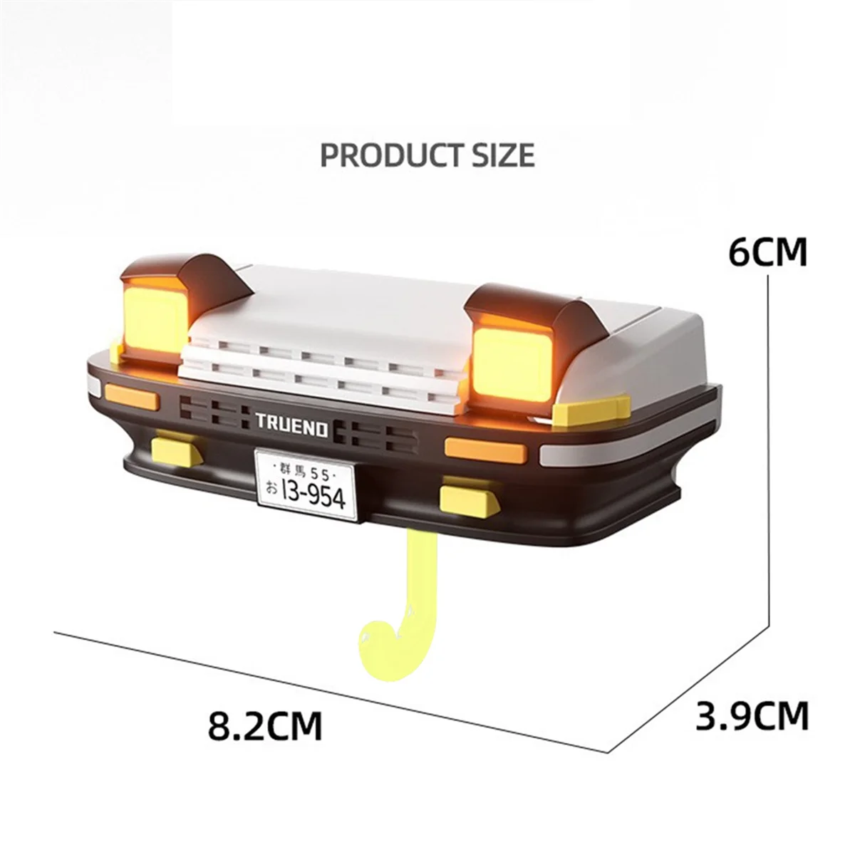 

ABNJ автомобильный держатель для ключей, декор, настенный крючок для ключей, крючок для ключей для фар, подарки для любителей автомобилей, черный