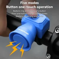 Klaxon de vélo, vélo de montagne, batterie/charge USB, étanche, sonnette électronique pour vélo, équipement de conduite, accessoires pour trottinette pour enfants 5