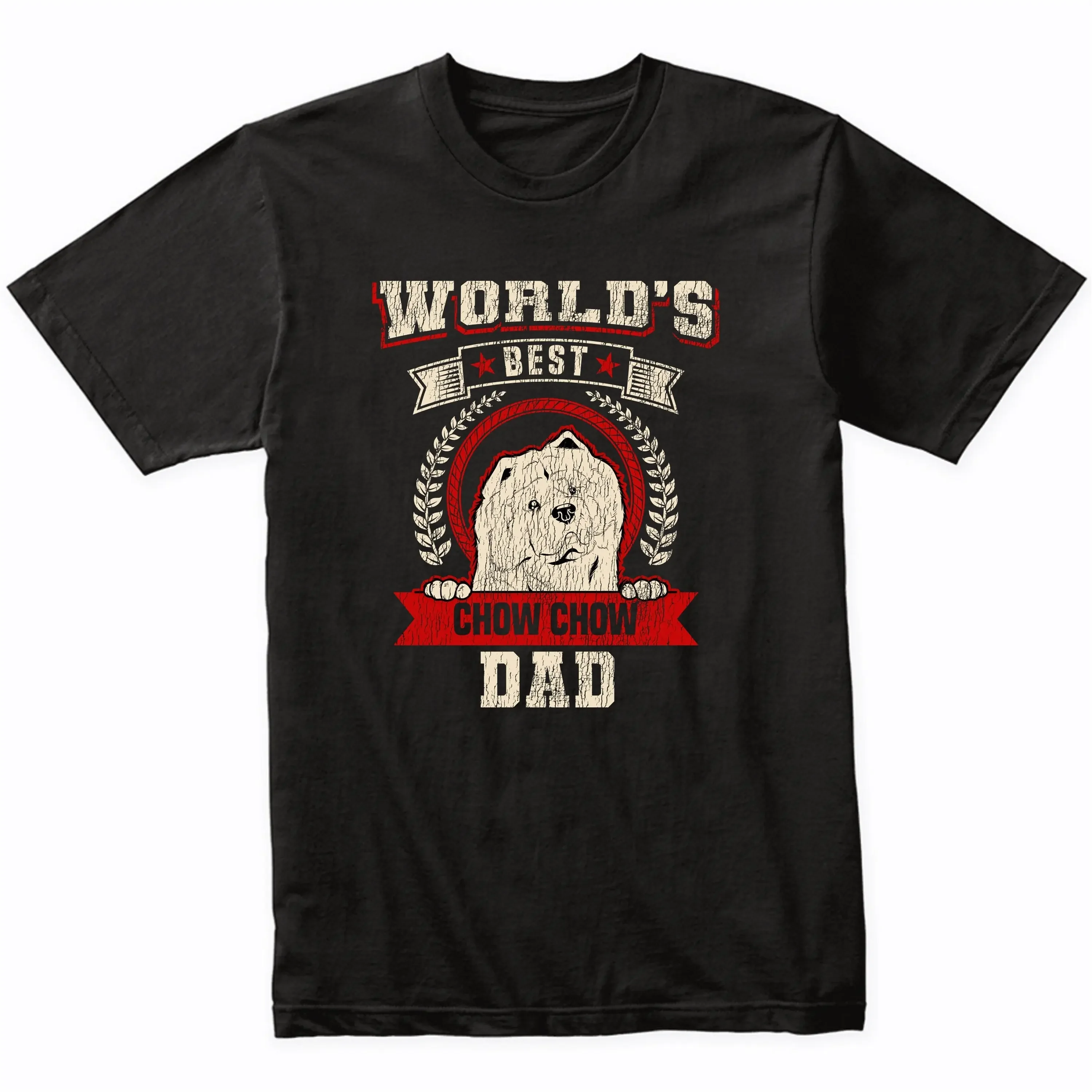 World'S Best Chow Dad Dog Breed T Shirt