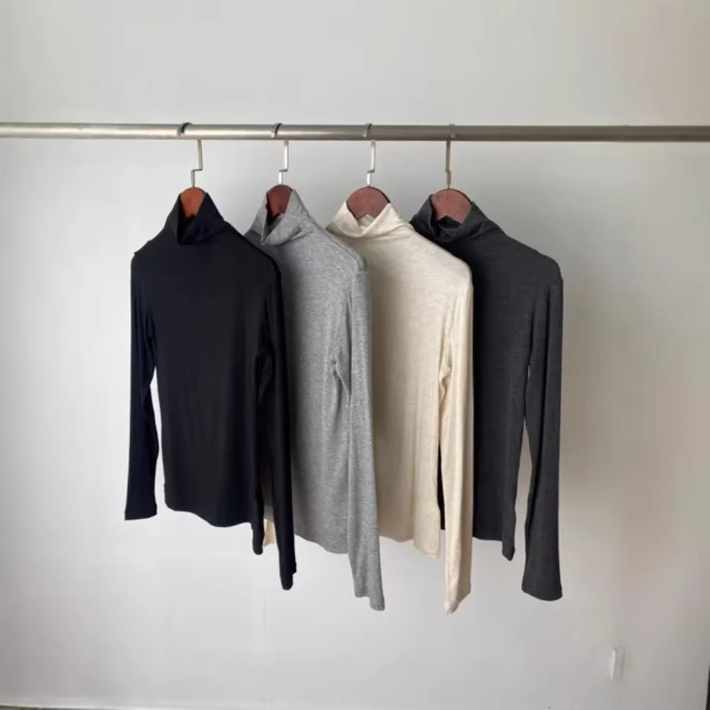 

New Winter High-neck Stretch Slim-fit Long-sleeved Base Layer Top Knitwear