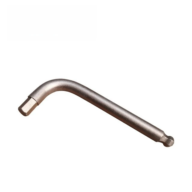 Spark-free tool, extended ball head hex wrench