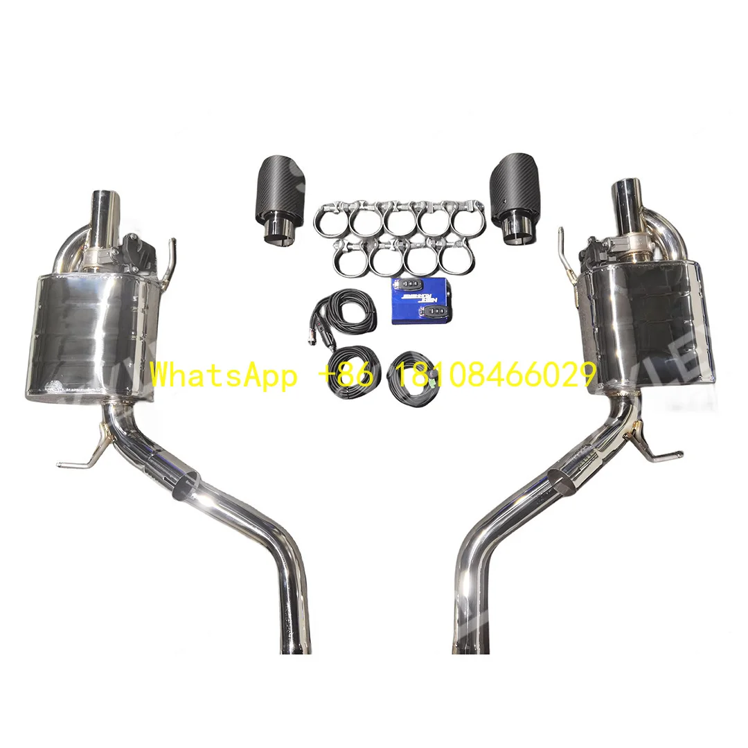 

Супер гоночная выхлопная система, автоматическая выхлопная система для Infiniti G37, глушители с кошачьей спинкой и четырьмя двойными наконечниками