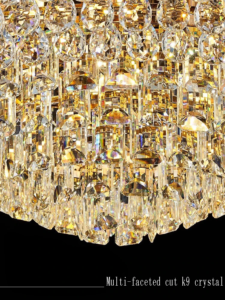 Imagem -04 - Lâmpada de Teto de Luxo Nórdico Dourado Decoração Luzes Led para Quarto Sala de Estar 2023