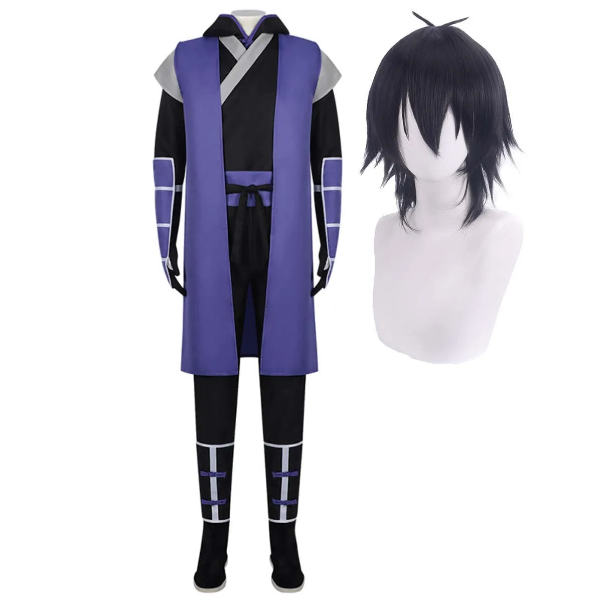 Disfraz de Cosplay de Anime Scissor Seven y peluca Killer Seven, uniformes divertidos, disfraz o peluca