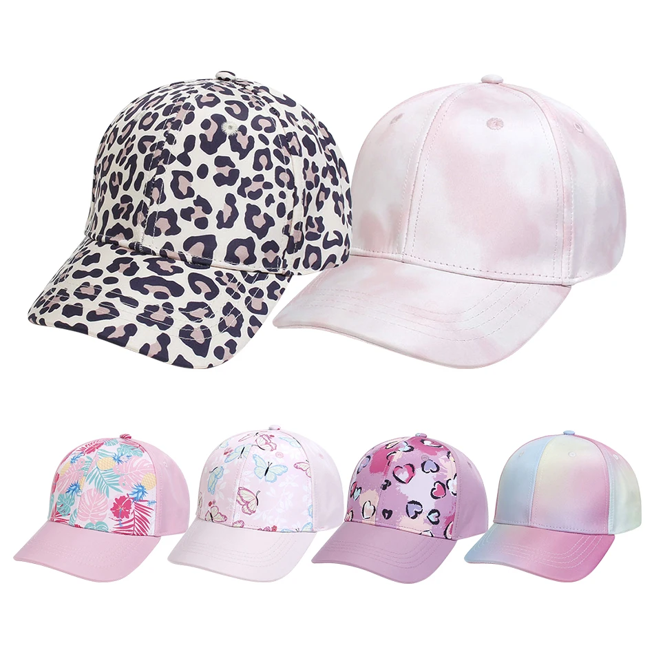 

Всесезонная детская шапка для девочек, спортивная кепка с утконосом, осенняя уличная бейсболка, новая детская женская шапка с хвостиком для родителей и детей