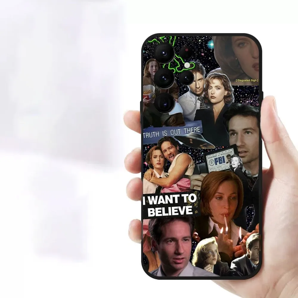 The X Files Tv Show  Phone Case For Samsung S23,23,22,30,21,10,9,Note20 Ultra,Lite,Ultra,5G,Plus,FE,Black Soft Case