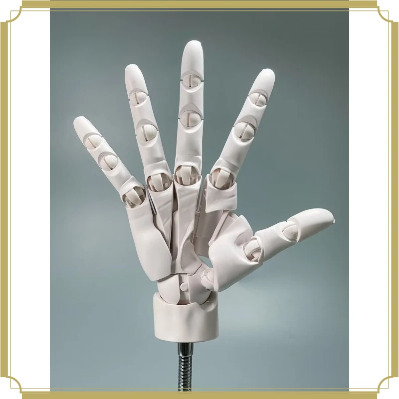 1:1 Super Articulated Hand Model With Stand Left & Right Hand Movable Finger Joint Mannequin For Sketch Drawing Art Reference