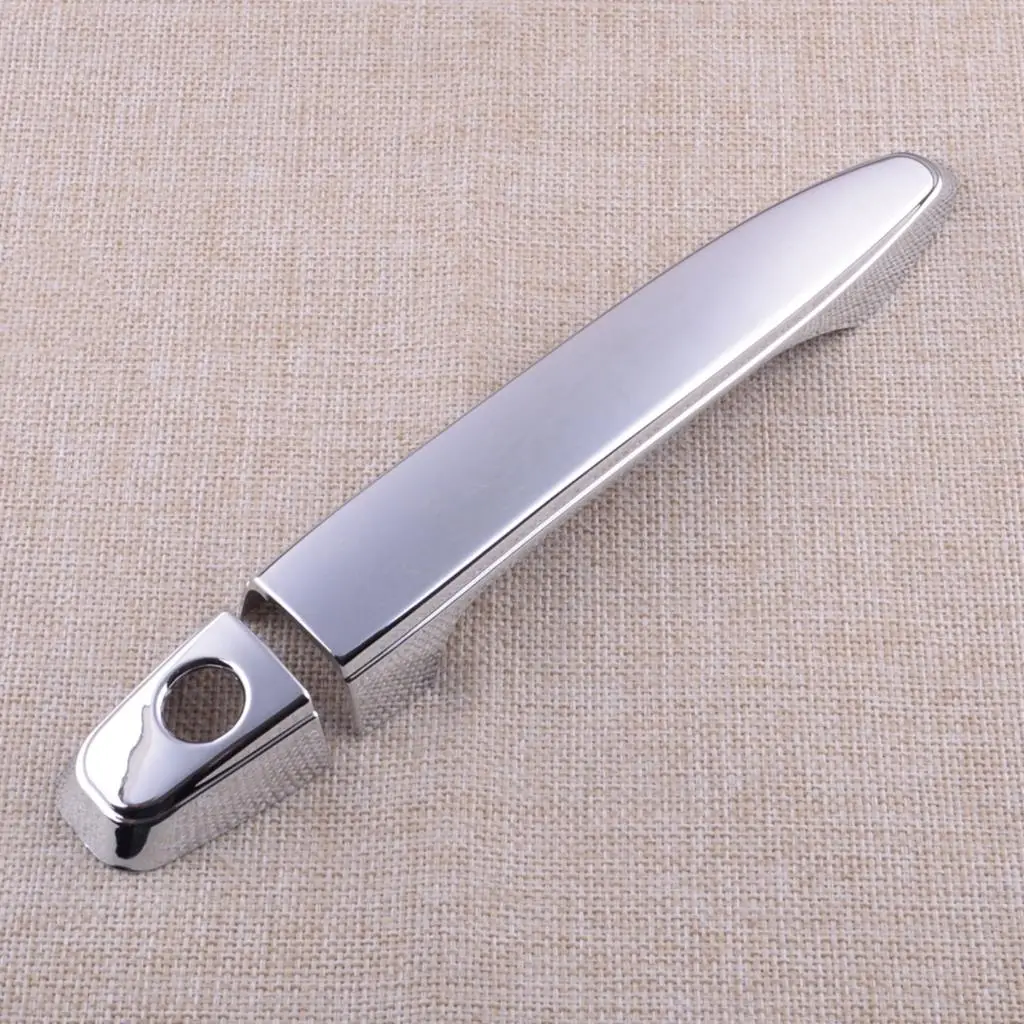 1 Set Car ABS Exterior Door Handle Cover Trim Cap Key Hole Fit for Lexus SC430 2010 2009 2008 2007 2006 2005 2004 2003 2002