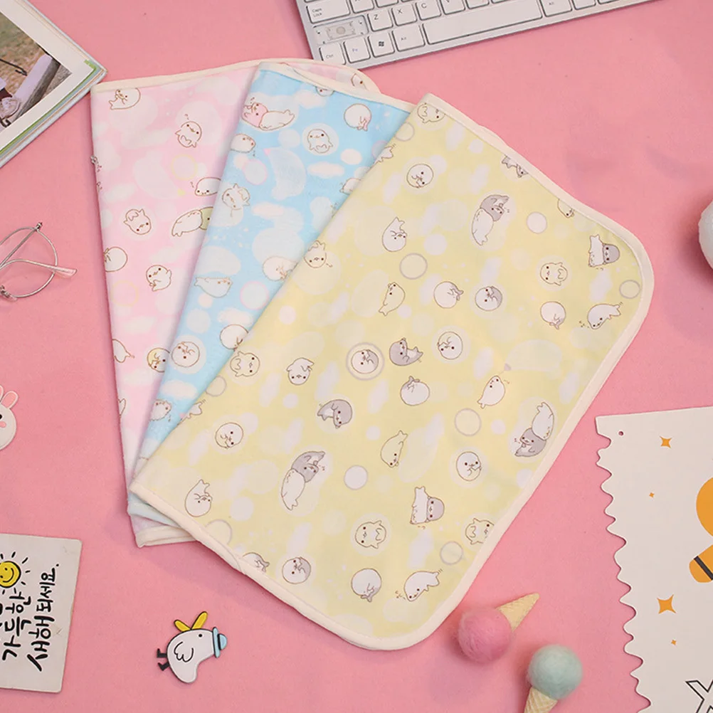 مجموعة واحدة من وسادة مقاومة للماء للأطفال، وسادة سرير مريحة مقاومة للماء لسرير الأطفال الصغار، سجادة تغيير الحفاضات أثناء السفر #5