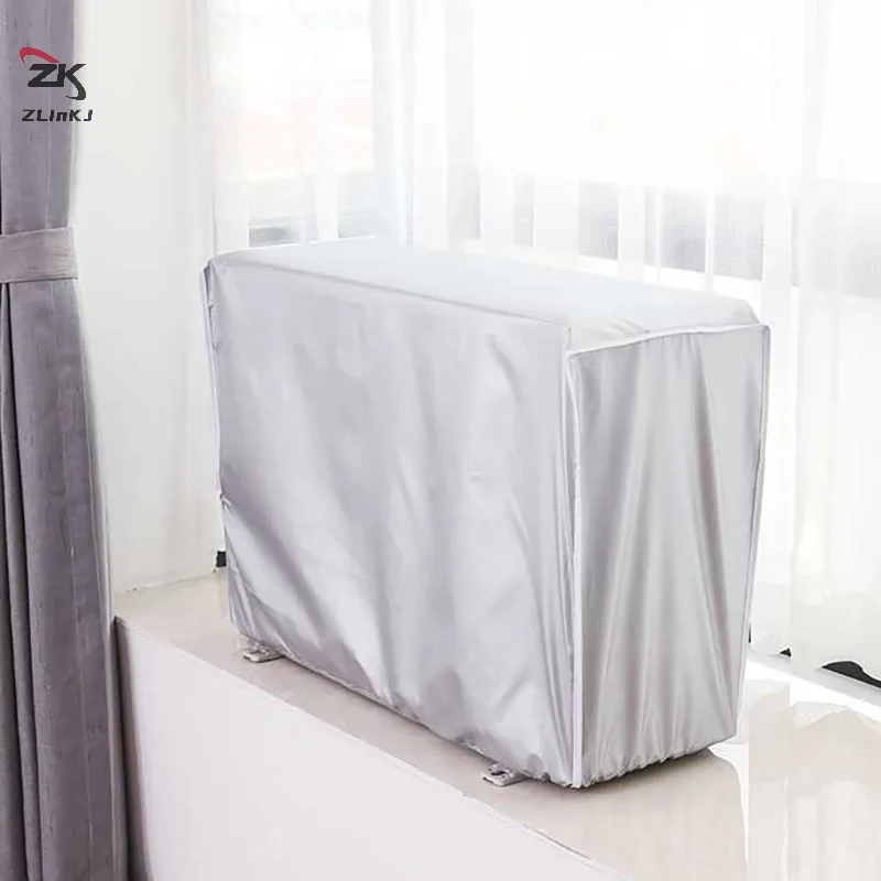 1pc Air Conditioner Cover From Sun And Rain Easy To Install Outdoor Air Conditioning Unit Cover Waterproof Protection