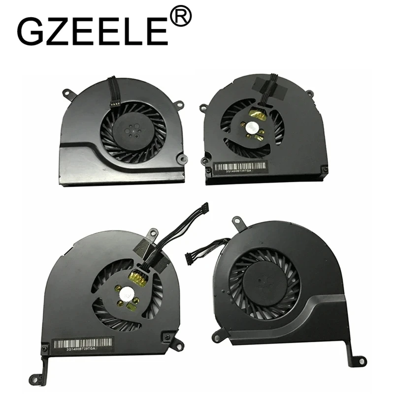 

GZEELE new Laptop cpu cooling fan for Apple Macbook Pro A1286 15" 2009 2010 2011 661-4952 922-8703 CPU Cooling Fan Left Right