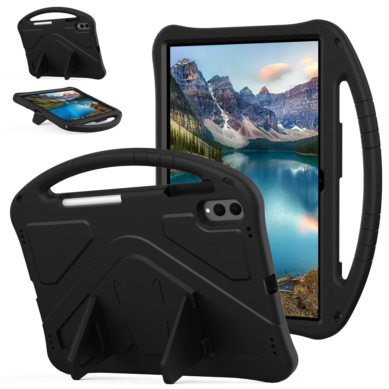 Kids Safe EVA Stand for Samsung Galaxy Tab S12 11 Ultra 14.6" 2026 2025 SM-X940 SM-X946B SM-X930 SM-X936B ShockProof Tablet Case