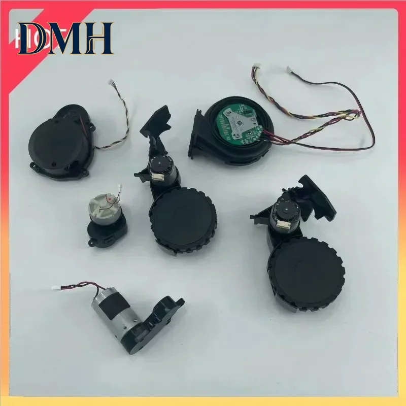 Pièces détachées pour aspirateur DMH-Viomi Alpha 2 Pro, Viomi Alpha Plus, Viomi Alpha Eagle : Moteur de ventilateur, Roues, Moteur de brosse, Bac à poussière, Capteur radar