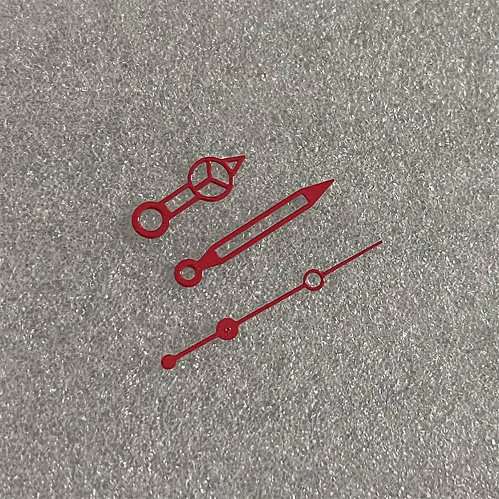 Manecillas de reloj No luminosas, agujas de 3 pines, punteros para movimiento NH35/36/4R/7S