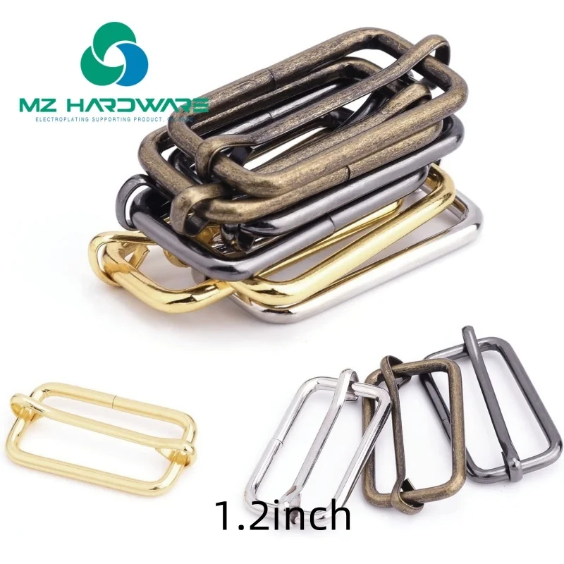 

MZhardware 1 шт., оптовая продажа, регулятор ремня с пряжкой из цинкового сплава-высококачественная металлическая пряжка для кошелька, фурнитура «сделай сам» и ремонт