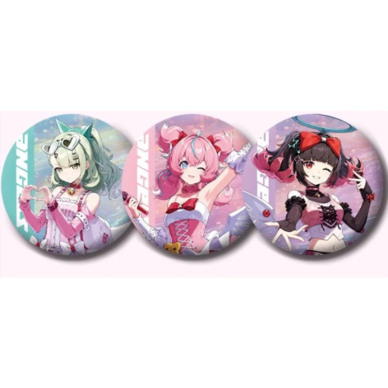 Game Zenless Zone Zero‌ Brooch Cartoon Character Sunna Aria Nangong Yu Backpack Clothing Pins Decoration Jewelry Accessory Gifts