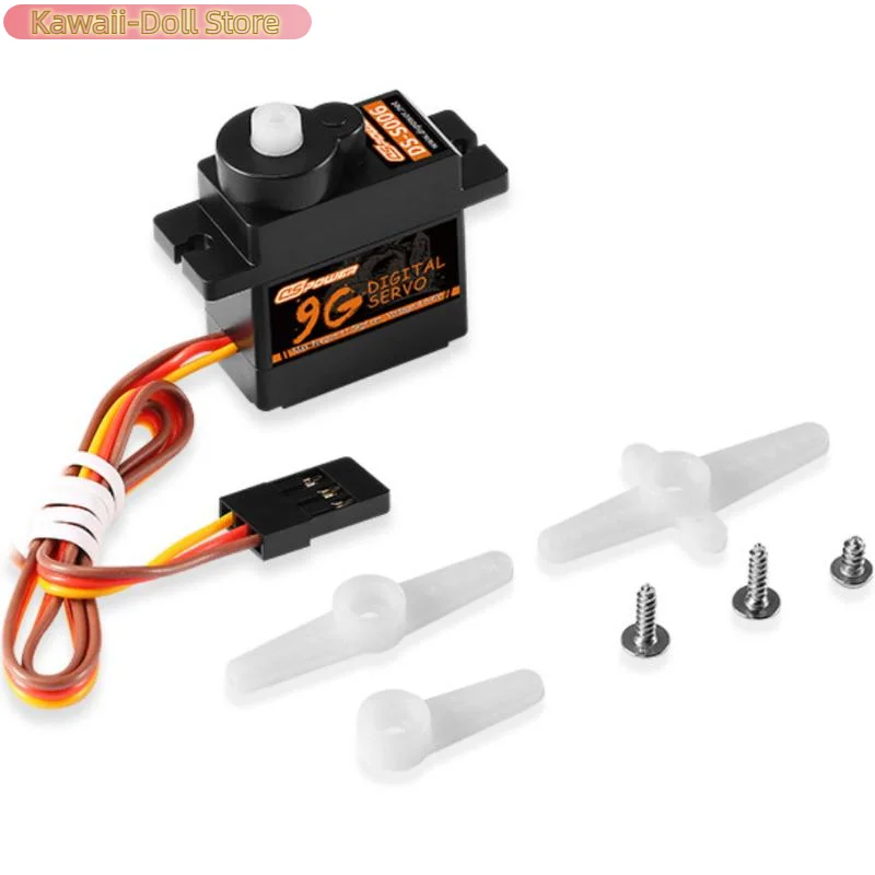 1 Juego de RC avión de ala fija Robot coche barco conducto avión pequeño servomotor 9g engranaje de plástico Servo Digital