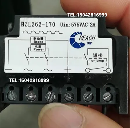 

Reach Rectifier RZL262-170 575V 2A Motor Brake DC Coil Module