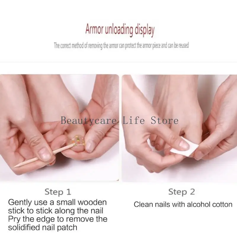 652C Semi Cured Gel Toe Nail Stickers Set for UV Lamp Full Cover Solid Color Manicure DIY Women Fashion Gel Nail Patches