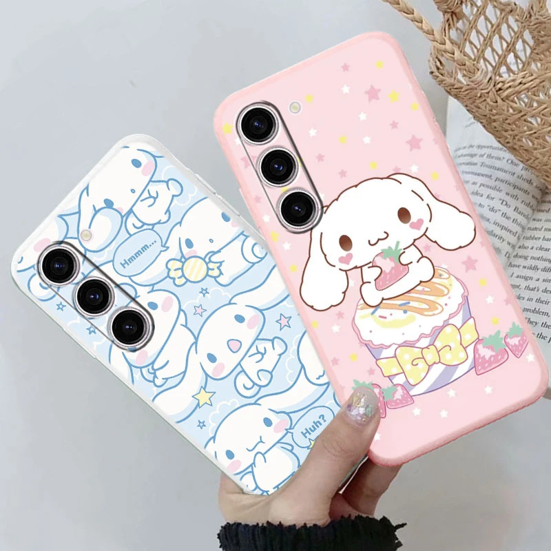 For Samsung Galaxy S21 FE Plus Ultra S22 Plus Ultra S23 Plus Ultra FE S24 Plus Ultra FE Cartoon Sanrio Popular Luxury Phone Case