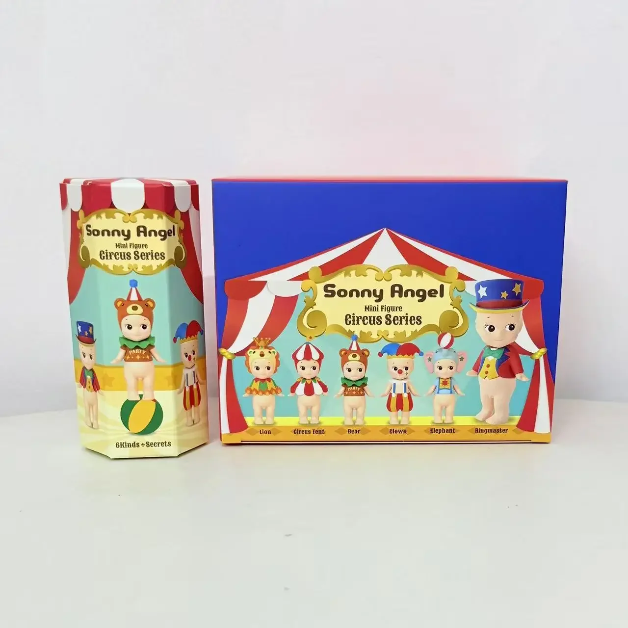 جودة عالية جديد الملاك شخصية صغيرة السيرك سلسلة صندوق أعمى الجيل الأول لطيف أنيمي ديكور الأطفال مفاجأة هدية