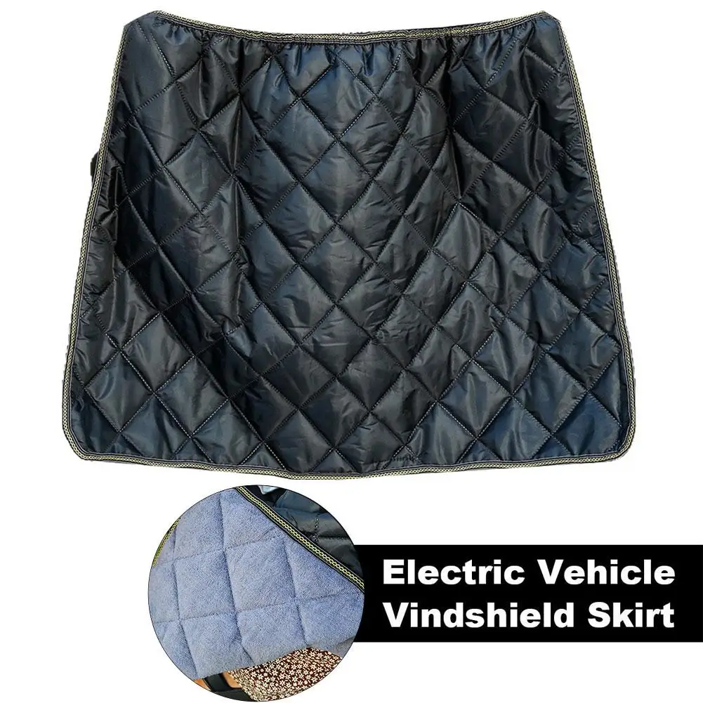 

Electric Vehicle Windshield Cover Waterproof Windproof Warm Knee Pad For Scooter Moped Winter Riding Accessory Thickened De G0l6