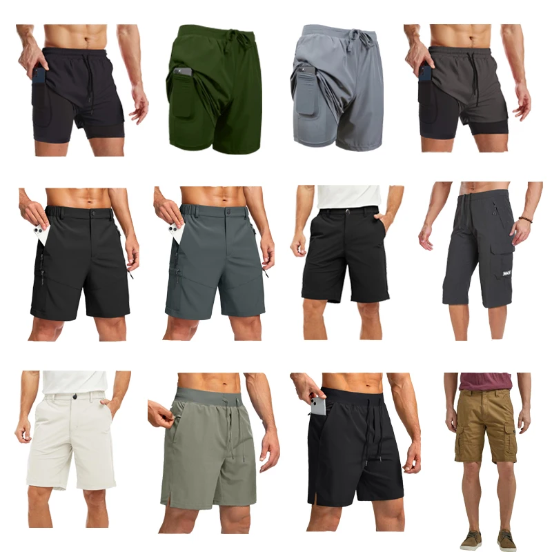 

Shapershark Men's Collection of Plain, Casual, Work-Friendly, and Flexible, Comfortable Short Pants Suitable for Both Office Use